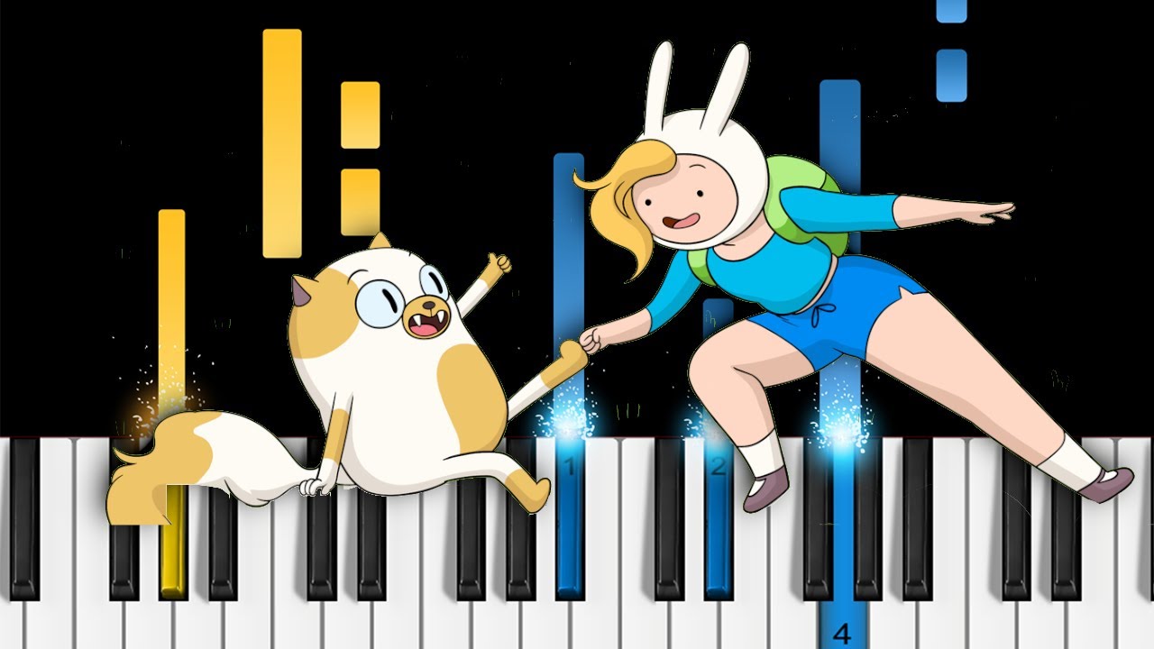 Adventure Time: Fionna and Cake - Not Myself - EASY Piano Tutorial