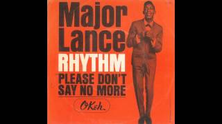 Video thumbnail of "Rhythm - Major Lance (1964)  (HD Quality)"