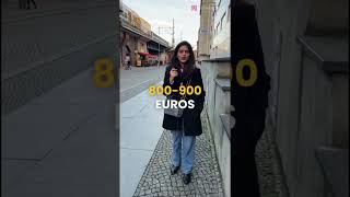 Cost of Living in Germany🇩🇪 #shorts #costofliving #euro #studyingermany #msingermany #germany #reels