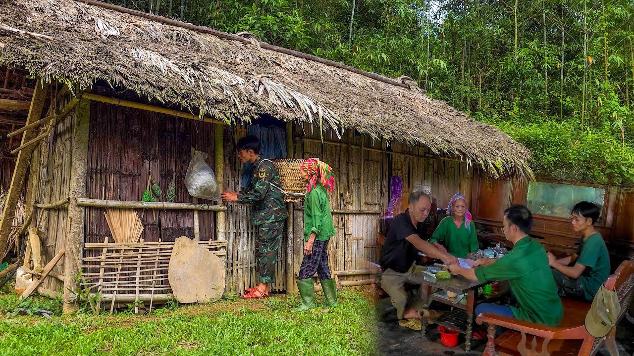 Full video: The farewell between grandmother and granddaughter - a farewell meal.