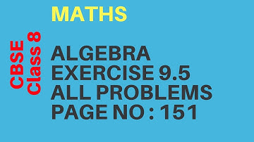 CBSE CLASS 8 MATHS ALGEBRAIC IDENTITIES EXERCISE 9.5 ALL PROBLEMS || A2R Education