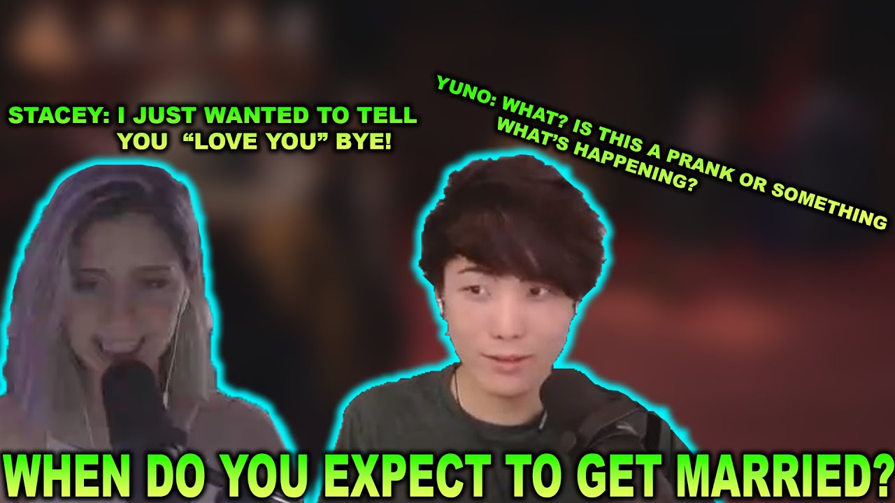 STACEY WANTS YUNO TO SAY LOVE YOU TO HER TOO | CHAT ASKED SYKKUNO WHEN IS HE GETTING TO GET MARRIED