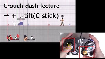 [SSBU] kazuya crouch dash Lecture( Hand cam ) / 카즈야 풍신스텝 강좌( 손캠 )
