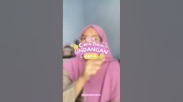 Undangan Web Pake Canva