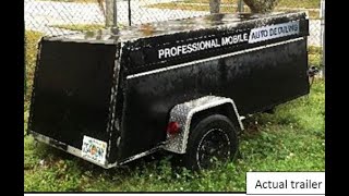 Suspect WANTED for Stealing a Trailer from a Storage area