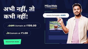 Claim Your .in or .com Domain Now, Free Email Included