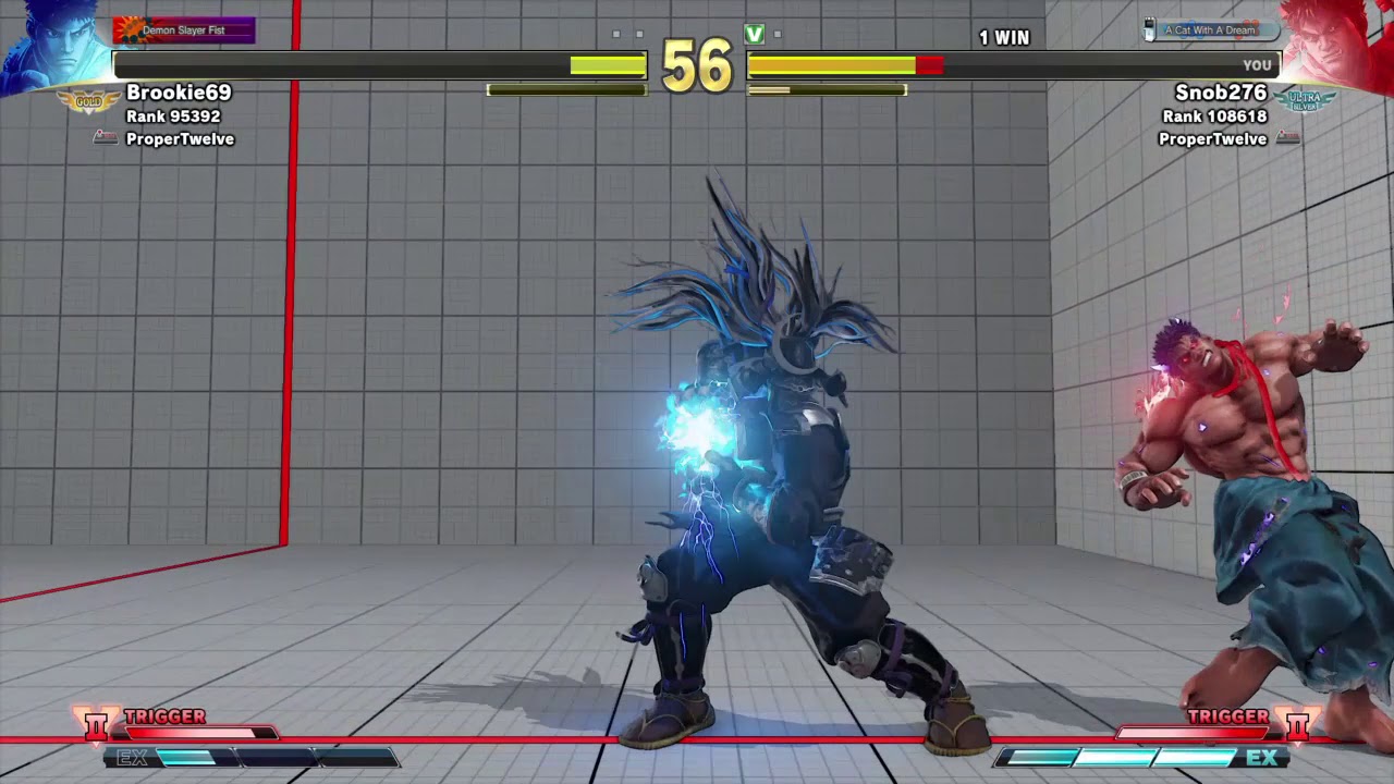 STREET FIGHTER V TOURNAMENT Kage (Snob276) VS Ryu (Brookie69) M7 R2