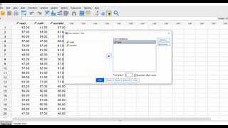 One sample t-test using SPSS version 28