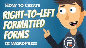 How to Create Right-to-Left Formatted Forms