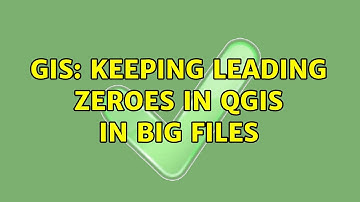 GIS: Keeping leading zeroes in QGIS in big files (3 Solutions!!)