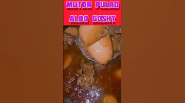 Mutor pulao with Aloo gosht #babylicious #subscribe #viralvideo #like #shorts