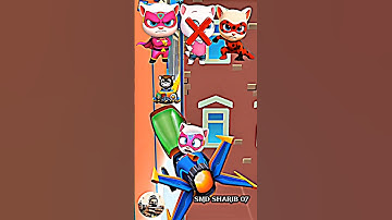 Talking Tom Hero Dash | टॉकिंग टॉम हीरो दाश गेम | Callenge competition funny moments 😂 #shorts #game