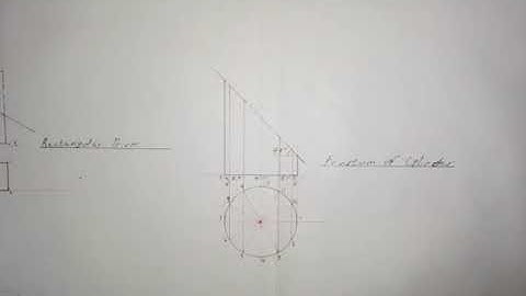 To Draw the True Shape of the Section of Truncated Solid Figures