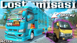 Yeah !! Akhirnya Memodifikasi Truck Boss Cilik Full Mbois  || ES TRUCK SIMULATOR INDONESIA screenshot 5