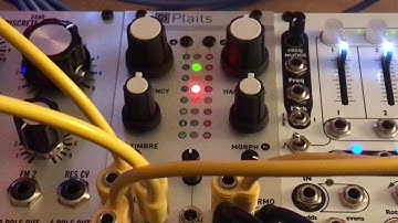 Mutable Instruments Plaits as a drum machine pt. 2
