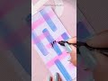 Easy watercolor painting ideas || Bookmark #creativeart  #satisfying #shorts