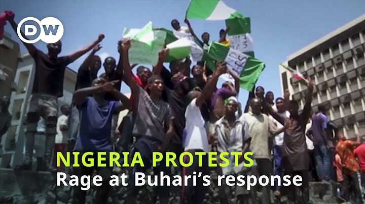 #EndSARS protest rage in Nigeria