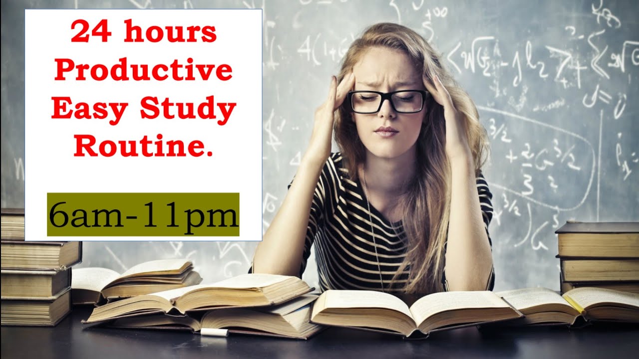 24 hour Study With Me | 24 hour productive routine Morning to night ...