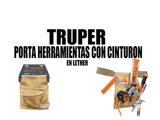 Cartuchera Bolso Porta Herramientas Cinturon 7 Comp. Truper