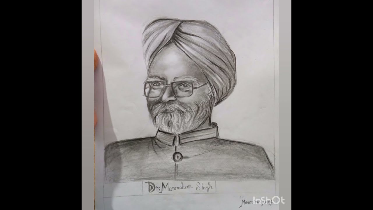 Portrait of Manmohan Singh by siddharthbiyer on Stars Portraits - 1