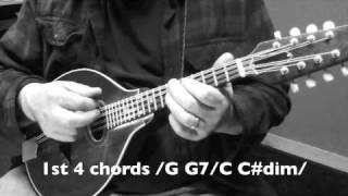 Simple Swing Chords - Mandolin Lesson chords