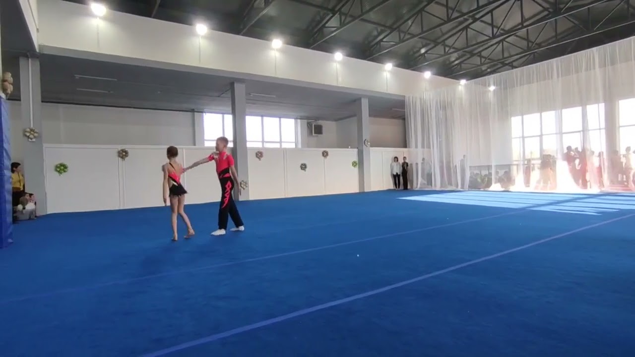 СмП 1 юношеский разряд, Константинова София - Плюснин Кирилл, КРОО ФСА, Комбинированное упражнение