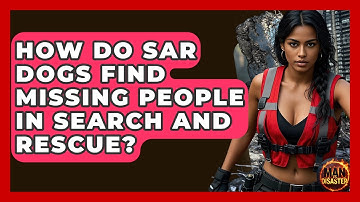 How Do SAR Dogs Find Missing People In Search And Rescue? - Man vs. Disaster
