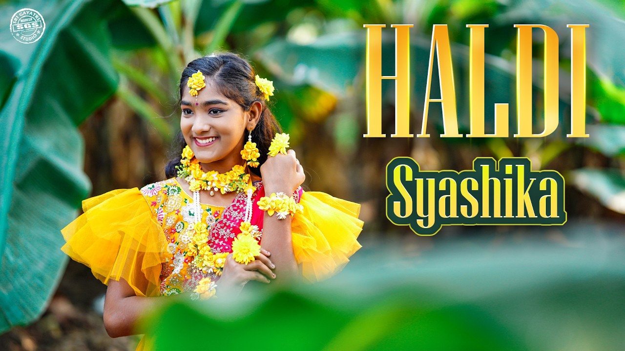 Syashika Half Saree Haldi Ceremony | Cinematic Promo | 4k | SGS Photography