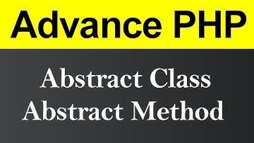 Abstract Class and Abstract Method in PHP (Hindi)