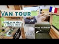 VAN TOUR | Notre FOURGON aménagé 2021 artisanal avec le confort d'un camping-car