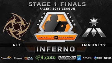 NiP vs Immunity - Map 1 - Inferno (FACEIT 2015 League Stage 1 Finals)