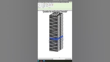 Create 20 storeys using two Typical floors in Revit || Copy and paste method #revit #revitplugin