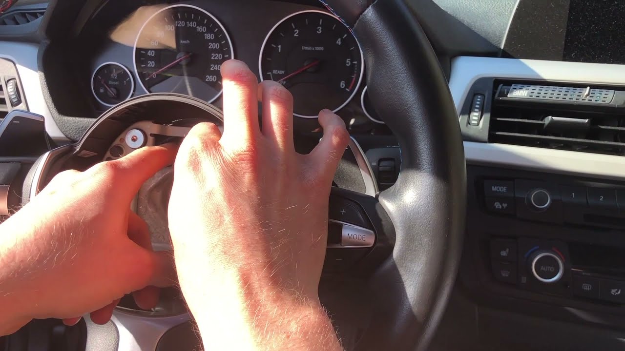 BMW F-Modelle / Schaltpaddles am M-Lenkrad nachrüsten