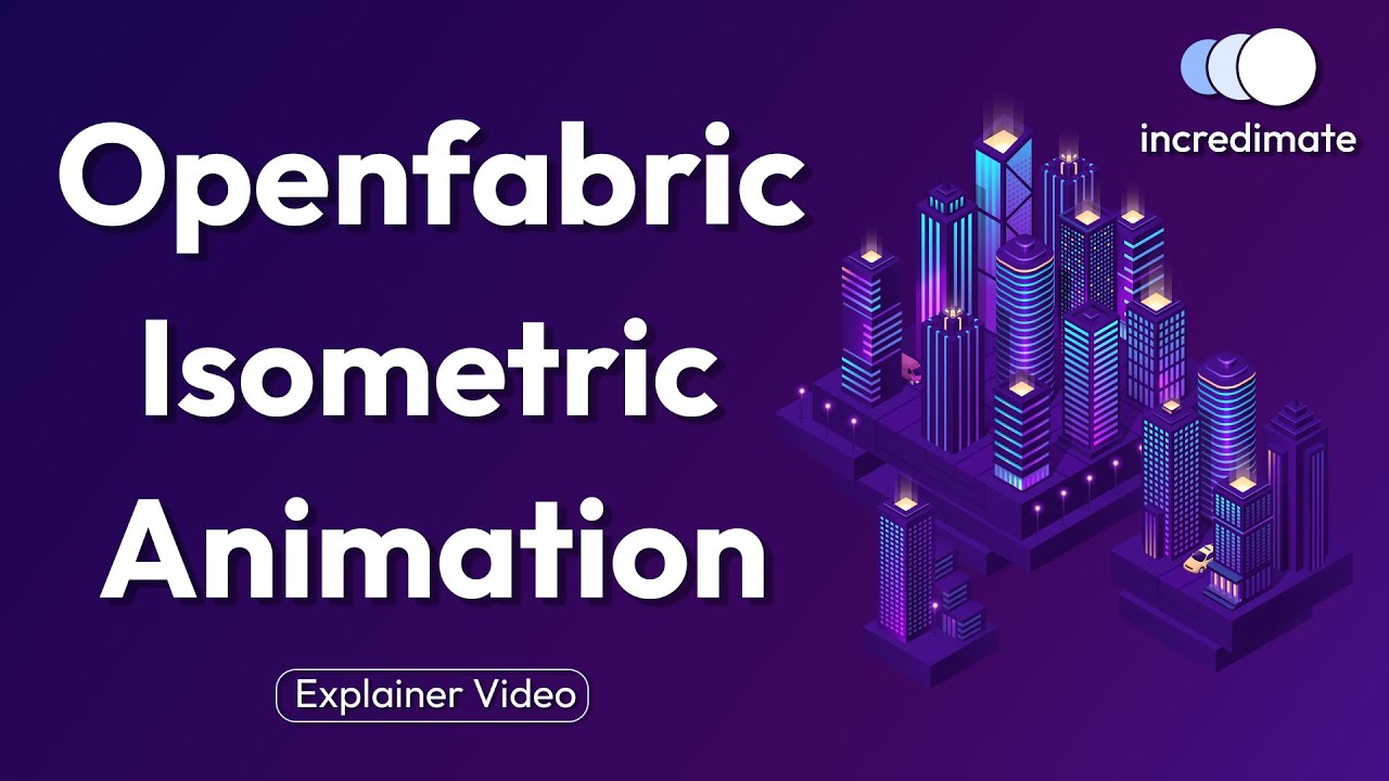 Openfabric Isometric Animation | Explainer video | Incredimate Studio ...