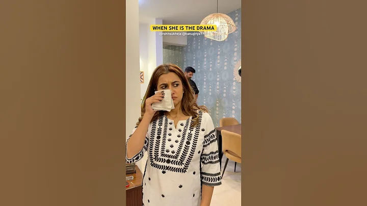 When she is the drama #funny #comedy #couple #explore #shorts #marriage #drama