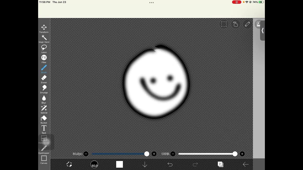 How to do the blur effect in ibispaint x YouTube