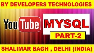 MySQL Queries (Database:Part-2) Hindi Tutorial | Learn MYSQL Commands 🔥🔥