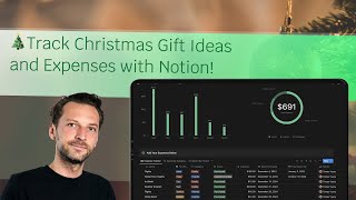 Stay on Budget & Track Gift Ideas This Christmas 🎄 with Notion