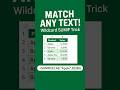 Excel Wildcard SUMIF 🔥 Match ANY Text Instantly! #wildcard #sumif #exceltips #exceltricks
