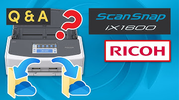 📂 ScanSnap iX1600 Q&A - Scan Receipts to Two Different OneDrive Folders?