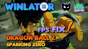 WINLATOR | Dragon Ball Z Sparking Zero FPS FIX⁉️| 1080p 30FPS GAMEPLAY 🔥❕❕