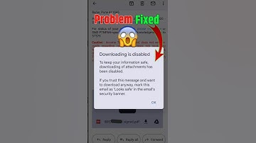 Downloading is disabled in gmail / Problem fixed/ Gmail Downloading is disabled #shorts  #tech