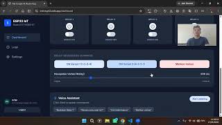 Demonstrasi Web Interface IoT SmartHome dengan Firebase