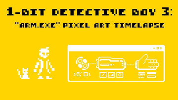 1-Bit Detective Boy | Part 3: "ARM.exe" (Pixel Art Timelapse)