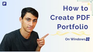 how to create a pdf portfolio on windows | wondershare pdfelement 8