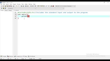 Executing "HelloWorld" program in Dev C++