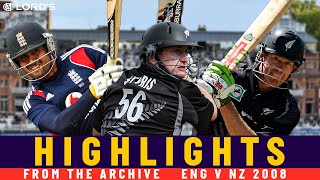 Styris & Oram Power NZ Total & Shah Battles for Eng! | Classic ODI | Eng v NZ 2008