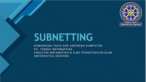 Desain Subnetting IP Berdasarkan Kebutuhan Host dengan Cisco Packet Tracer