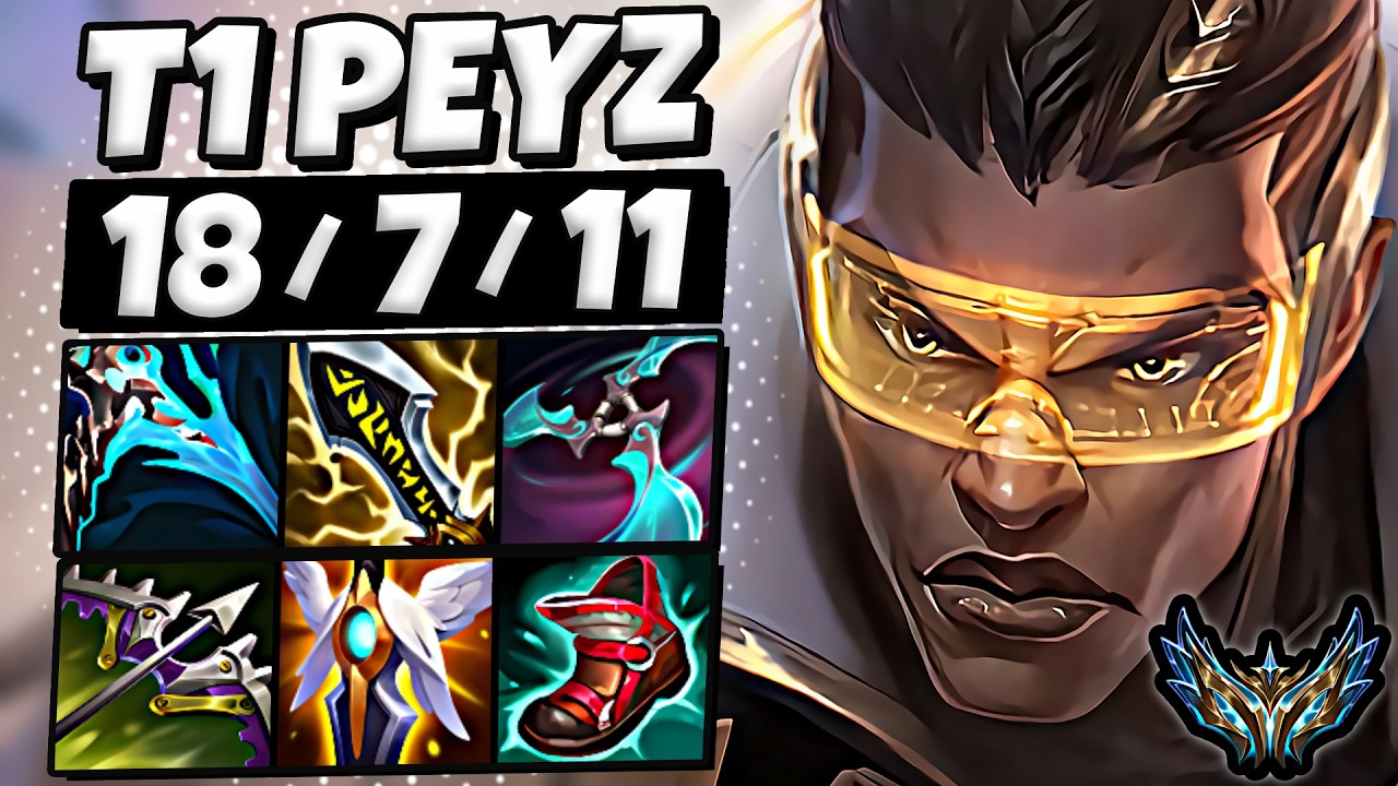T1 Peyz Lucian vs Xayah [ ADC ] Korea Challenger 2468 LP | Patch