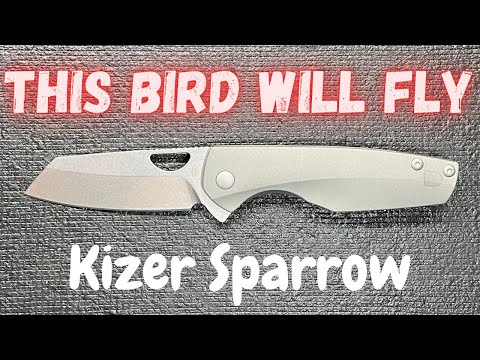 The Kizer Sparrow Knife With Titanium All While Under $200!! Final Review/Overview